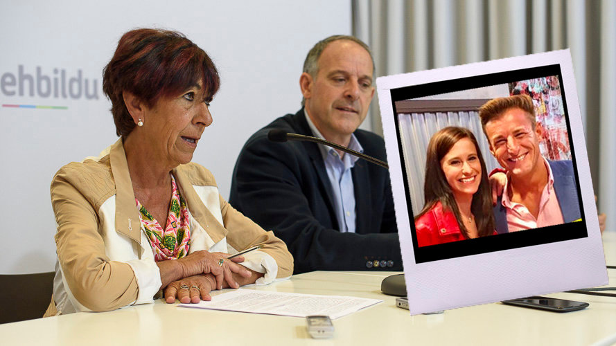 Dos fotografías de miembros de UPN han sido enviadas por Arantxa Martínez, alcaldesa de Bildu en Ulzama, para la investigación de la planta de biogás NAVARRACOM
