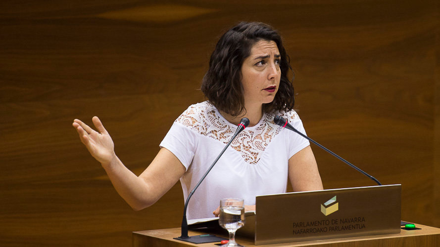 Laura Pérez, de Podemos.PABLO LASAOSA