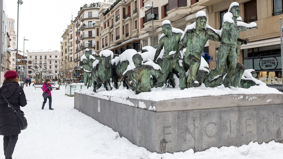 Nieve en Pamplona (17). IÑIGO ALZUGARAY