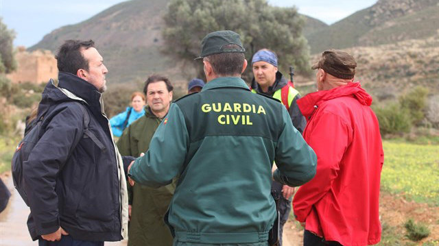 Momento de la búsqueda de Gabriel Cruz, el niño desaparecido en Níjar (Almería) EUROPA PRESS