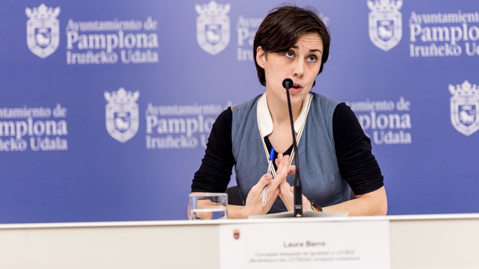 La concejala de Igualdad y LGTBI, Laura Berro, hace balance de las políticas municipales de igualdad con motivo del Día Internacional de la Mujer (07). IÑIGO ALZUGARAY