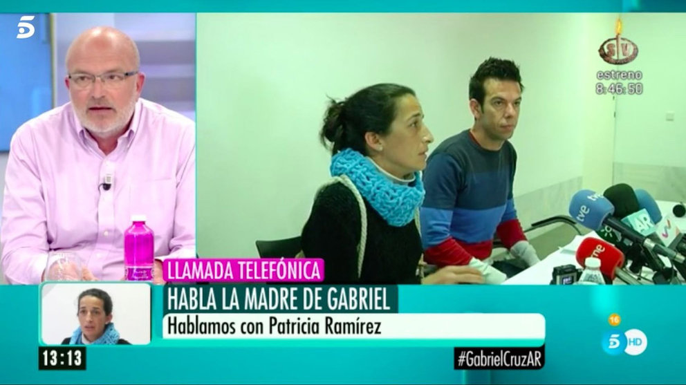 Imagen de El programa de Ana Rosa con la llamada de Patricia Ramírez molesta con el periodista Manuel Vilaseró TELECINCO