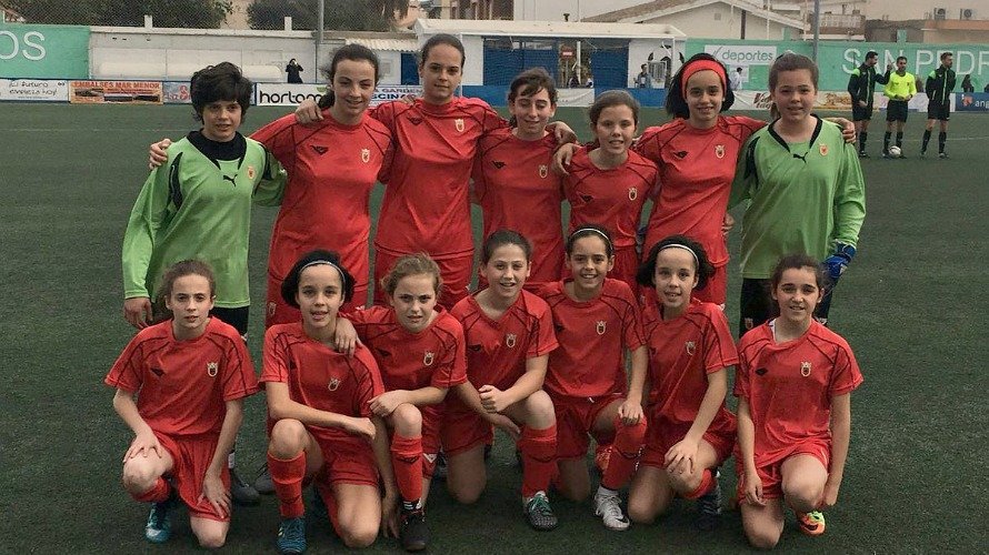 Selección Navarra suib-12 de fútbol en Murcia. Twitter FNF.