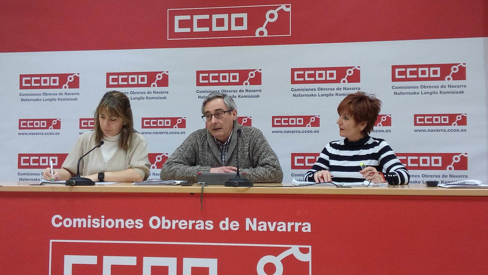 Las federaciones de Servicios a la Ciudadanía, de Enseñanza y de Sanidad de CCOO de Navarra hacen pública su valoración sobre el acuerdo por el empleo en el Gobierno de Navarra. EUROPA PRESS