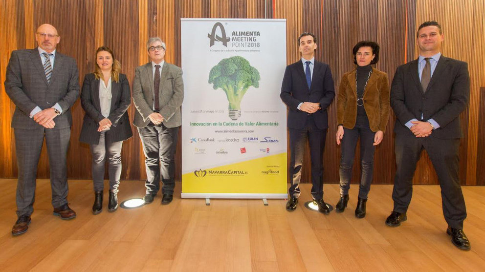 Rueda de prensa de presentación del Congreso de la Industria Alimentaria de Navarra CEDIDA