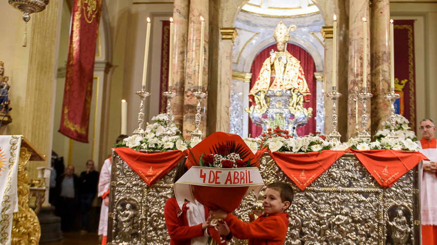 Celebración del cuarto peldaño de la escalera de San Fermín con una misa en la capilla del santo. PABLO LASAOSA (11)