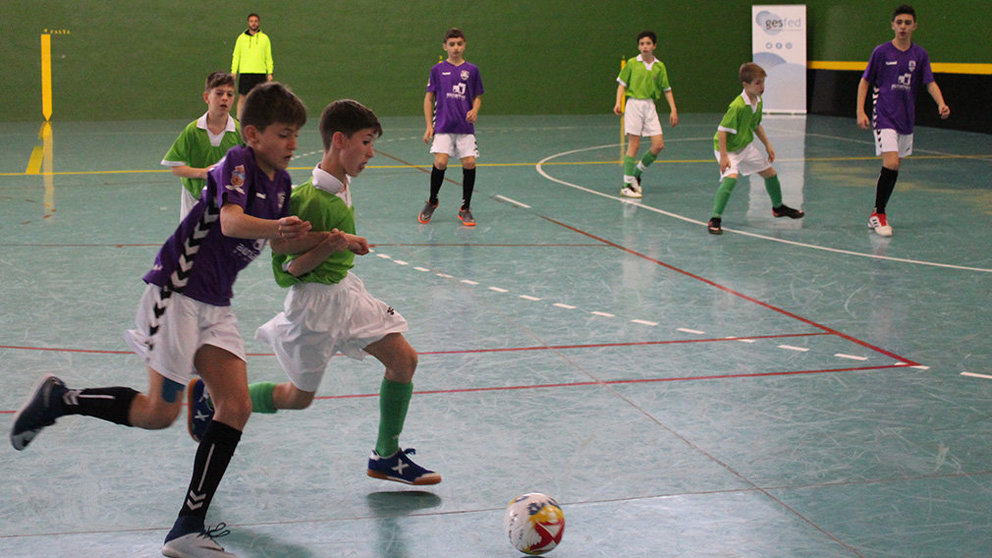 Final del Torneo Nacional de fútbol sala Villa de Cintruénigo entre San Juan y Guadalajara en la categoría de Alevín CEDIDA