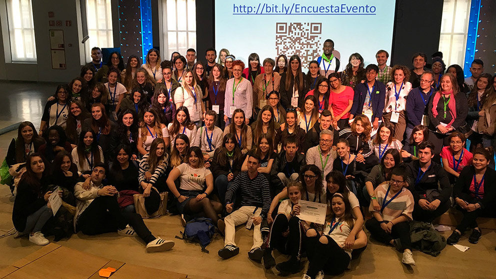 Los estudiantes navarros que han participado este fin de semana en Madrid en el evento Prototipando el futuro GOBIERNO DE NAVARRA