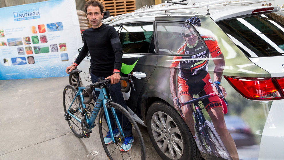 El ultrafondista navarro Javier Iriberri presenta su aventura en la 'Race Across América', la carrera ciclista más larga de la Copa del Mundo de Ultrafondo (04). IÑIGO ALZUGARAY