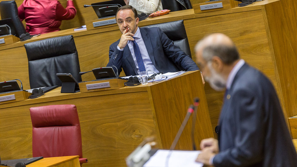 Sesión plenaria de control al Gobierno en el Parlamento de Navarra (68). IÑIGO ALZUGARAY