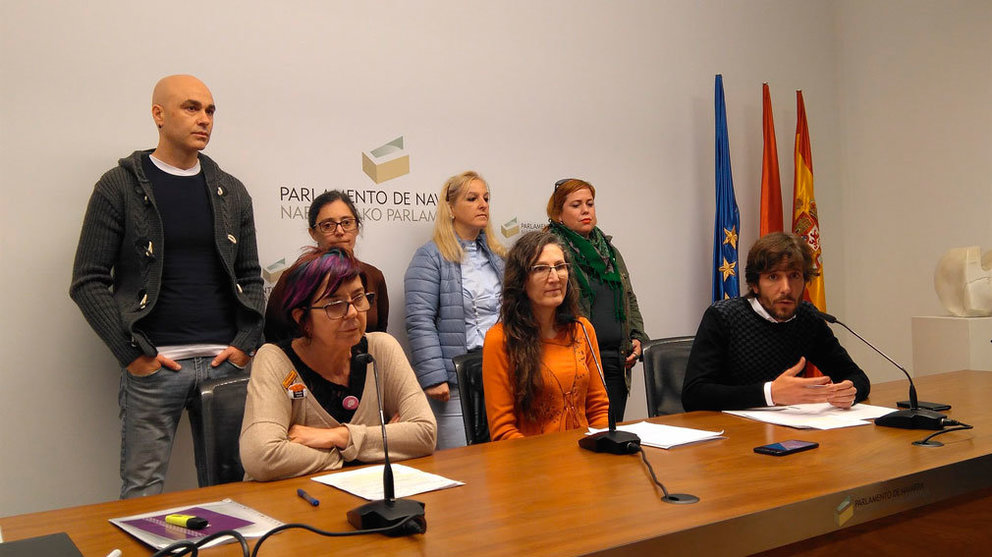 Podemos registra en el Parlamento de Navarra una proposición de ley para el reconocimiento de familias monomarentales y monoparentales. EUROPA PRESS.