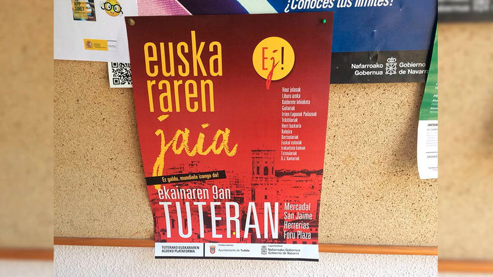 El cartel festivo de Tudela que el PPN ha denunciado