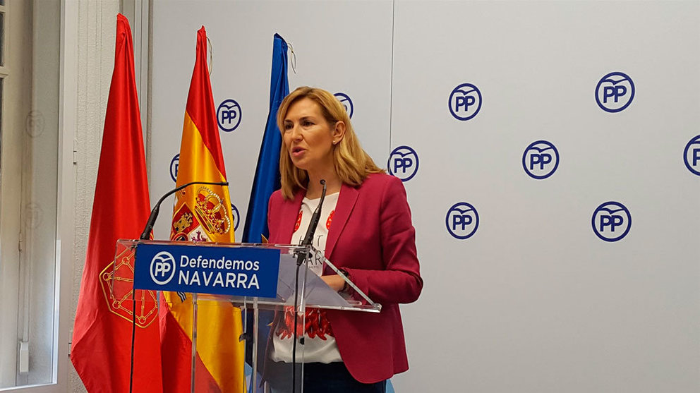 Ana Beltrán en un acto del PPN. EUROPA PRESS.