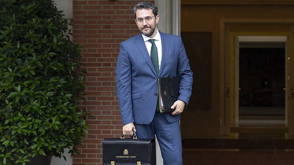 El ministro de Cultura y Deporte, Màxim Huerta, tras tomar posesión en el nuevo Gobierno de Pedro Sánchez