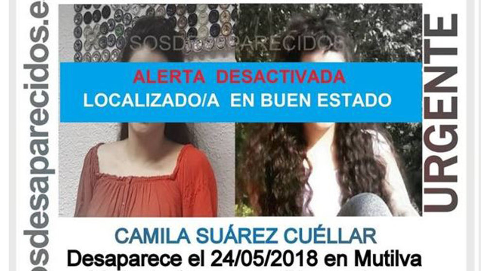 Localizada una joven desaparecida en Navarra CEDIDA