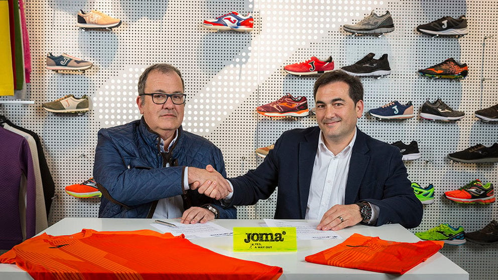 El club Aspil Vidal Ribera Navarra alcanza un acuerdo con la marca deportiva Joma, que será quien vista a todos los equipos del club durante las próximas tres temporadas CEDIDA