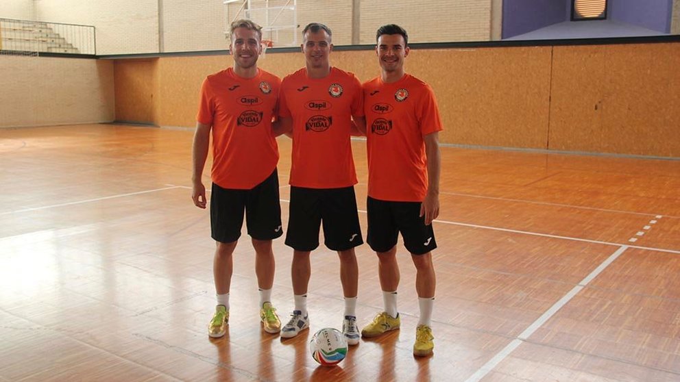 Pedro, David y Ferran, los tres nuevos capitanes del Aspil Vidal CEDIDA
