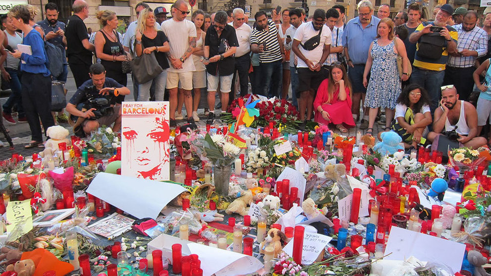 Homenaje a la víctimas del atentado de Barcelona. ARCHIVO / EUROPA PRESS