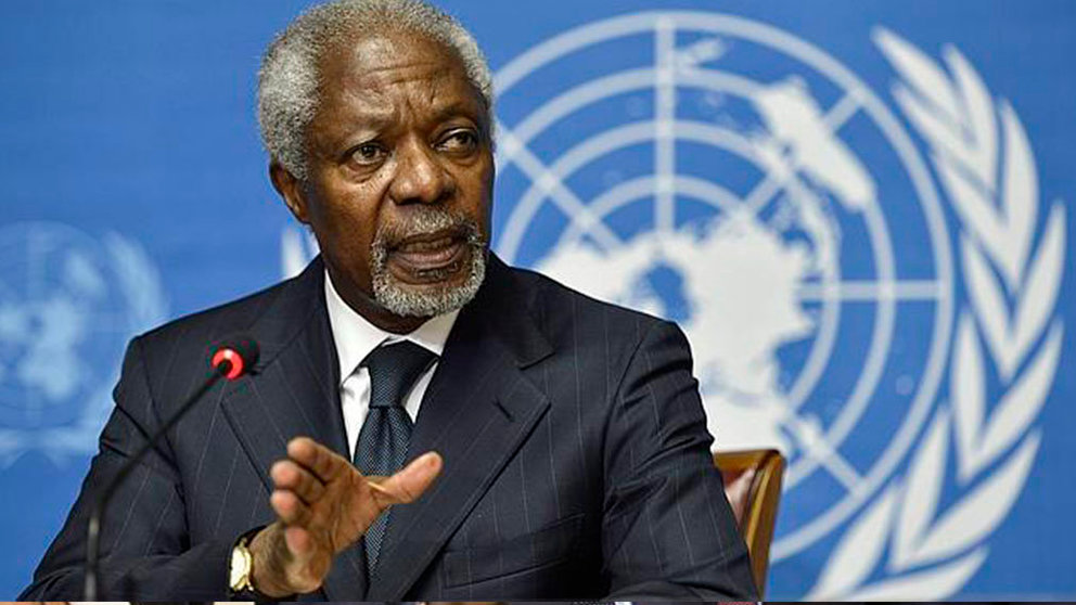 El execretario general de la ONU, Kofi Annan EFE