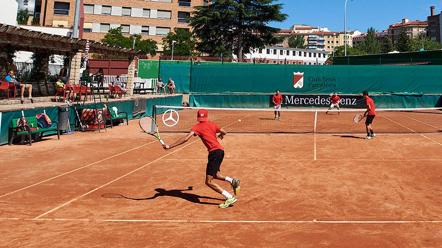 Final de dobles masculino. Federación Navarra de Tenis.