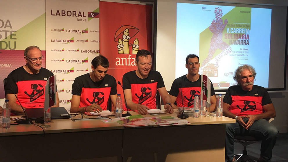 Carrera solidaria de Anfas en Pamplona.