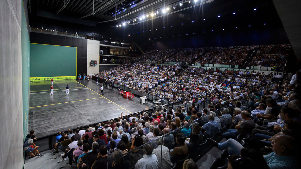 Inauguración del Pabellón Navarra Arena con la final de pelota de Final del Másters Codere. PABLO LASAOSA 44
