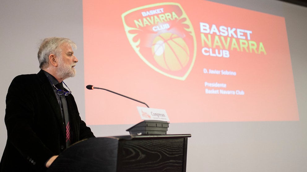 Javier Sobrino. Presentación oficial del equipo Basket Navarra para la temporada 2018-2019. PABLO LASAOSA 02