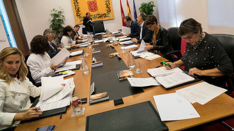 Reunión semanal de la Mesa y Junta de Portavoces del Parlamento de Navarra (26). IÑIGO ALZUGARAY