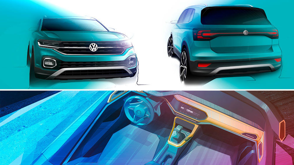 Bocetos del nuevo modelo de VW que se fabricará en la planta de Landaben CEDIDA