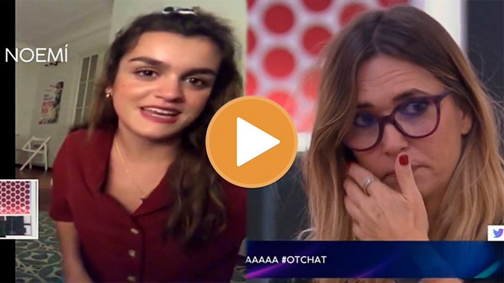 Amaia Romero da una sorpresa a la directora de la academia de Operación Triunfo en el último chat RTVE 1