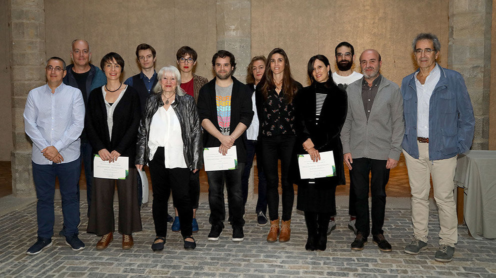 Entrega de premios a la creación artística del Ayuntamiento de Pamplona Foto AYUNTAMIENTO DE PAMPLONA
