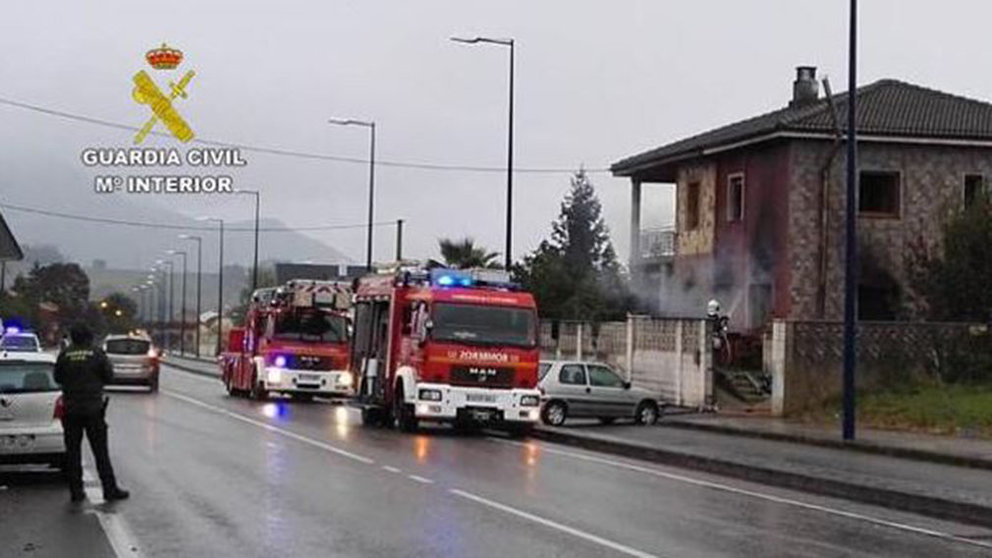 Incendio en Cantabria GUARDIA CIVIL