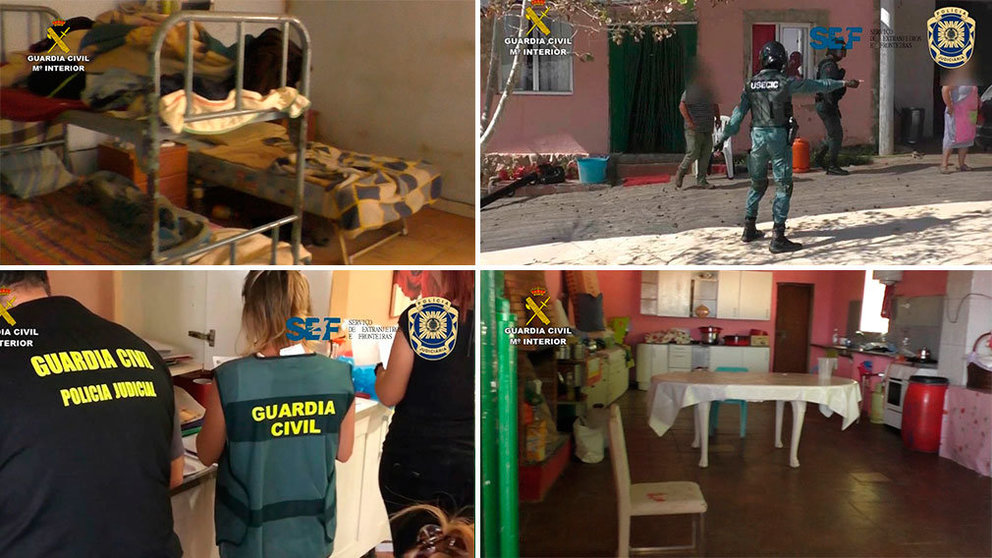 Imágenes de la operación Taranis realizada por la Guardia Civil en la Ribera y La Rioja. GUARDIA CIVIL (2)