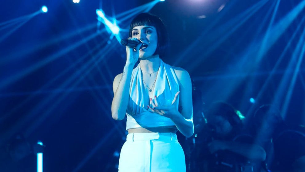 Natalia interpreta Flames, una canción de David Guetta y Sia, durante la gala 7 de Operación Triunfo JOSÉ IRÚN RTVE