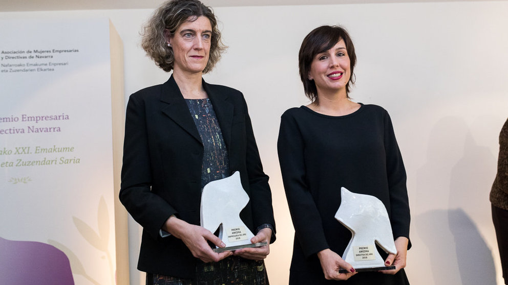 Entrega del XXI Premio Empresaria y Directiva Navarra 2018 a Laura Arzo y Ana Goyén (16). IÑIGO ALZUGARAY