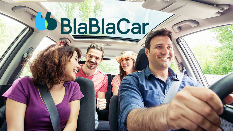 Imagen de varios usuarios de un coche compartido a través de BlaBlaCar ARCHIVO 1