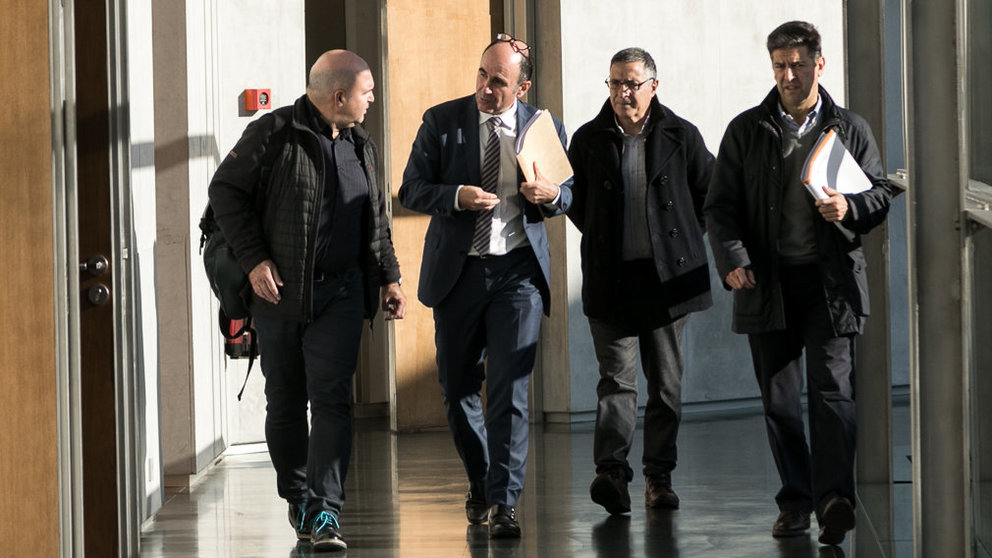 Comparecencia de Manú Ayerdi en el Parlamento para detallar la negociación entre el Gobierno de Navarra, NASUVINSA y la empresa IKEA (01). IÑIGO ALZUGARAY