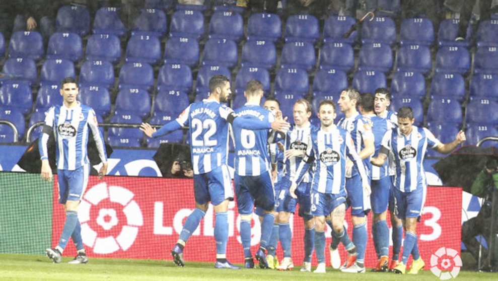 Imagen del Deportivo-Osasuna. LA LIGA 123