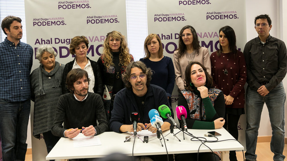 Candidatos de Podemos a la Elecciones Forales de 2019 valoran el resultado de las primarias que ha celebrado la formación (09). IÑIGO ALZUGARAY