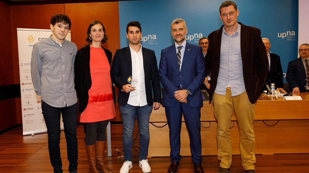 El proyecto Inbiot recibe el premio a la idea de negocio basada en el conocimiento UPNA