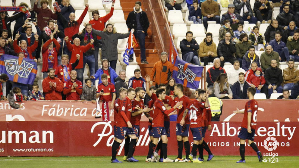 Imagen del partido Albacete BP - C.A. Osasuna en el Carlos Belmonte. LA LIGA 123