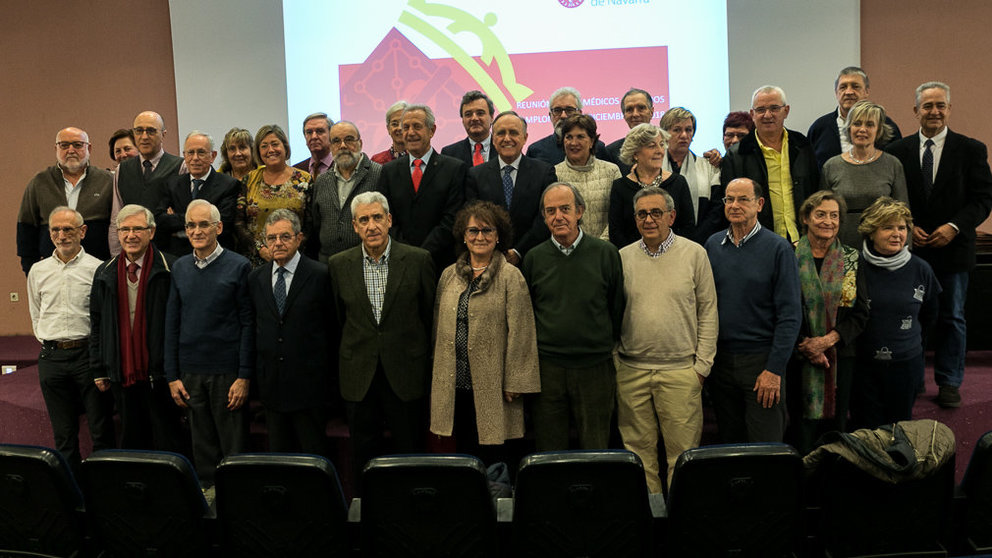 Médicos honoríficos y jubilados en el último año en el Colegio de Médicos de Navarra (03). IÑIGO ALZUGARAY