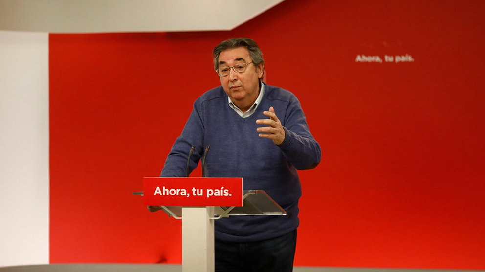 Imagen de Toni Ferrer en una rueda de prensa en un acto del PSOE EUROPA PRESS