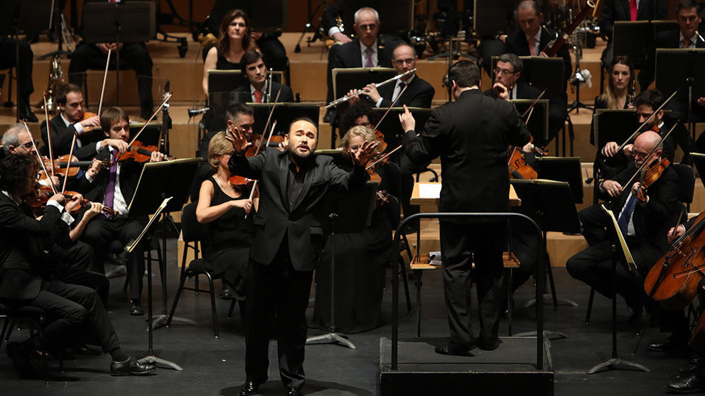 Concierto de Javier Camarena (tenor) con la Orquesta Sinfónica de Navarra, enmarcado en la temporada de Baluarte. IÑAKI ZALDÚA (5)