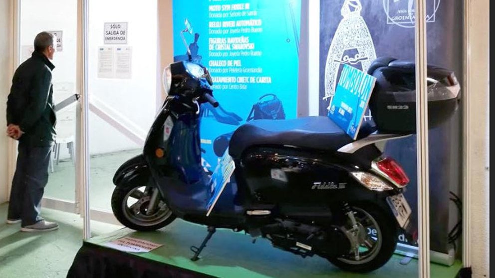 La moto sorteada en el Tombolón 2018 CEDIDA