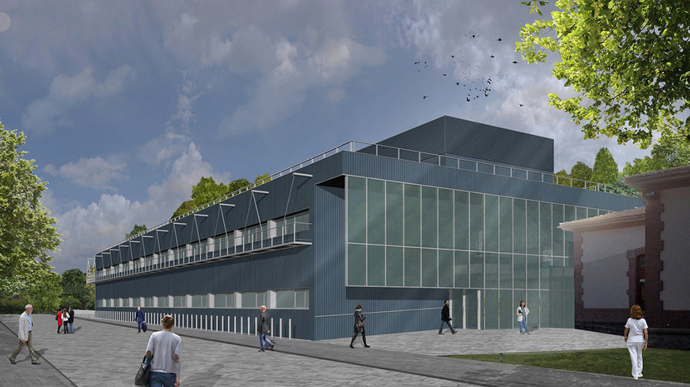 Diseño del nuevo laboratorio unificado del CHN y una nueva galería de comunicaciones que se construirá en Pamplona GOBIERNO DE NAVARRA