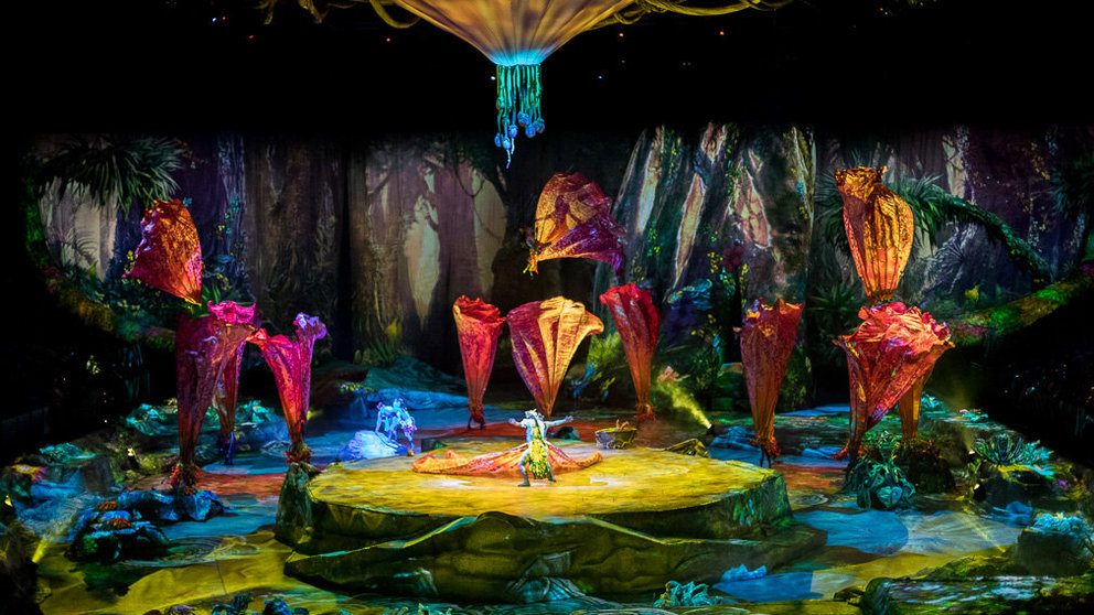 Espectáculo 'Toruk, el primer vuelo' de Cirque du Soleil en el Pabellón Navarra Arena de Pamplona (58). IÑIGO ALZUGARAY