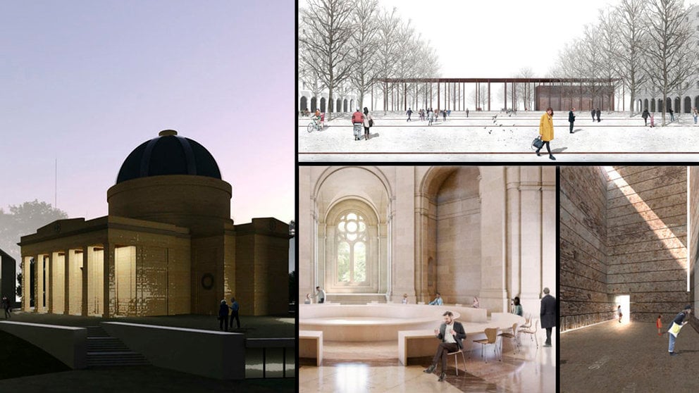 Varios de los proyectos para remodelar el Monumento de los Caídos de Pamplona 1