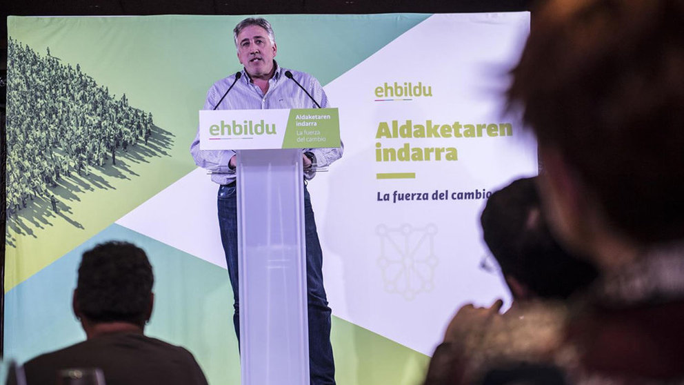 Joseba Asirón, en un acto de Eh Bildu EUROPA PRESS