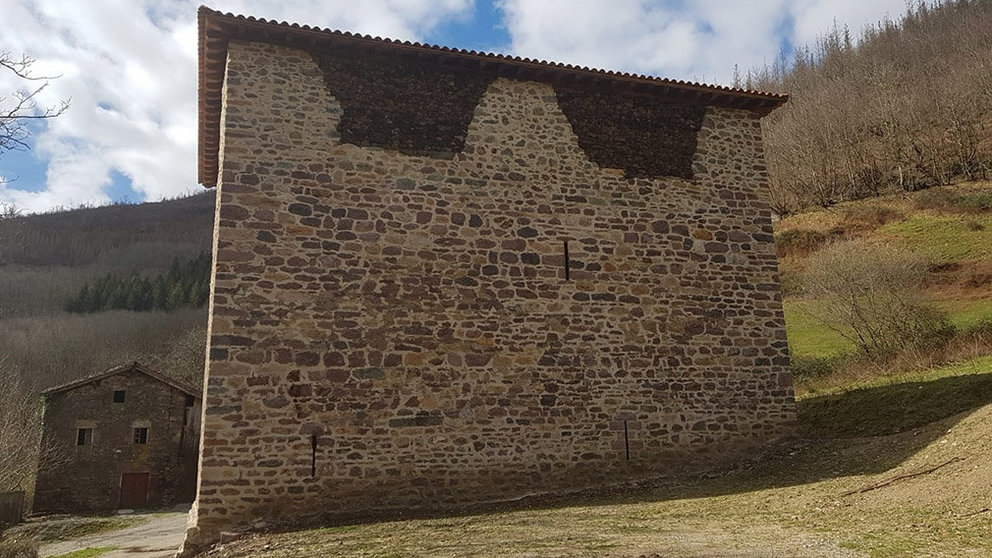 La torre de Ibero restaurada en Leiza GOBIERNO DE NAVARRA